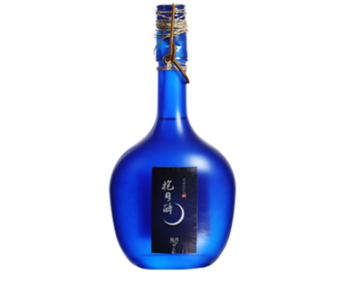 抱月醉抱月蓝色酒瓶